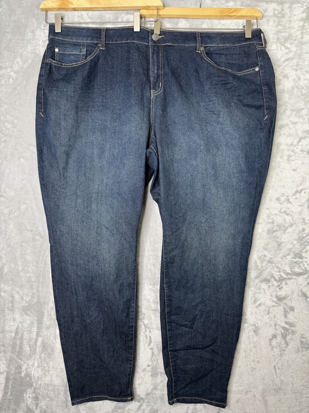 Torrid Denim Jeans Womens 26R Blue Stretch Mid Rise Skinny Classic Plus Size